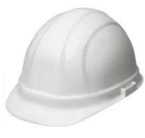 Udyogi HDPE White Air Ventilated Safety Helmets EN397_0
