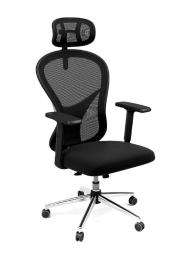 Mano Revolving Black 1080 x 635 x 605 mm Polyester Office Chairs_0