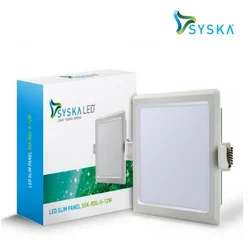 SYSKA LED 12 W Square Wh​i​t​e​ 595 x 595 mm LED Panel Lights_0