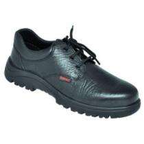 Karam Leather Steel Toe Safety Shoes Black_0