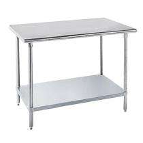 Work Stainless Steel Table 1200 x 800 x 50 mm Silver_0