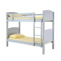 Mild Steel Bunk Double Decker Bed 6 x 3 ft White_0