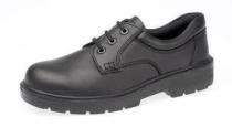 Leather Steel Toe Safety Shoes Black_0