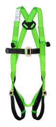 HEAPRO Polyester Full Body Double Rope Scaffold Hook Safety Harness L_0