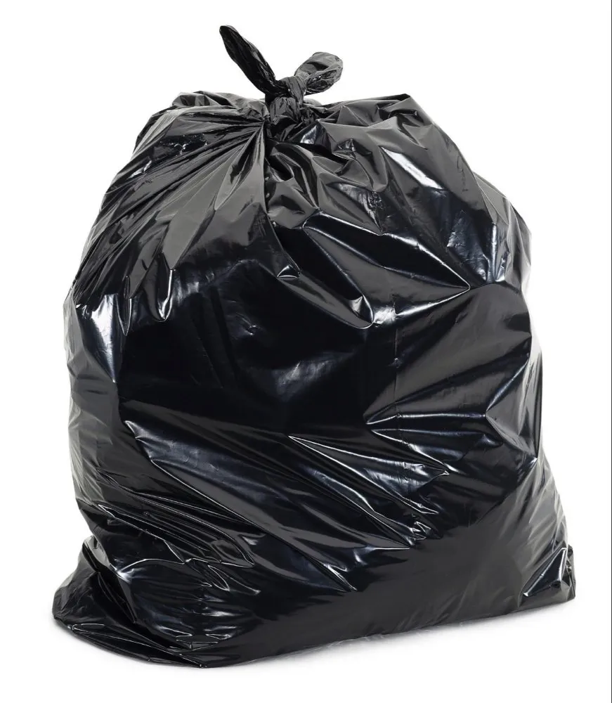 Plastic Biodegradable Garbage Bags 20 L 40 micron Black_0