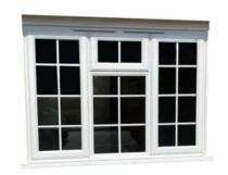 Vinayak Tilt and Turn 2 Panel White uPVC Window 6 x 4 ft_0
