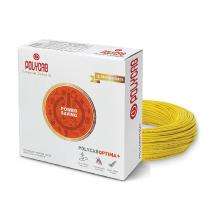 Polycab 0.75 sqmm FRLF Optima+ Electric Wire Yellow 90 m_0