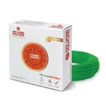 Polycab 1 sqmm FRLF Optima+ Electric Wire Green 90 m_0