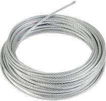 Aljesvin 304 6 mm Stainless Steel Wire Rope 6 x 19 m Steel Core_0