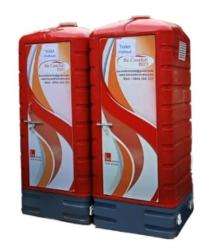 Becomfort HDPE 2000 mm Portable Toilet Cabin Red_0