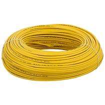 Polycab 4 sqmm FRLS Electric Wire Yellow 200 m_0