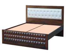 Solid Wood Platform King Size Bed 6 x 6 ft Brown_0