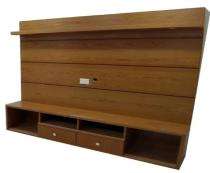 Wall Mounted Marine Plywood TV Cabinet 65 inch Brown_0