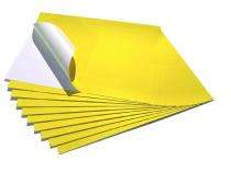 Receipt Paper Self Adhesive Label 85 x 50 mm Yellow_0