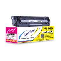 Fastline Black Toner HP 12A Compatible Ink Cartridge_0