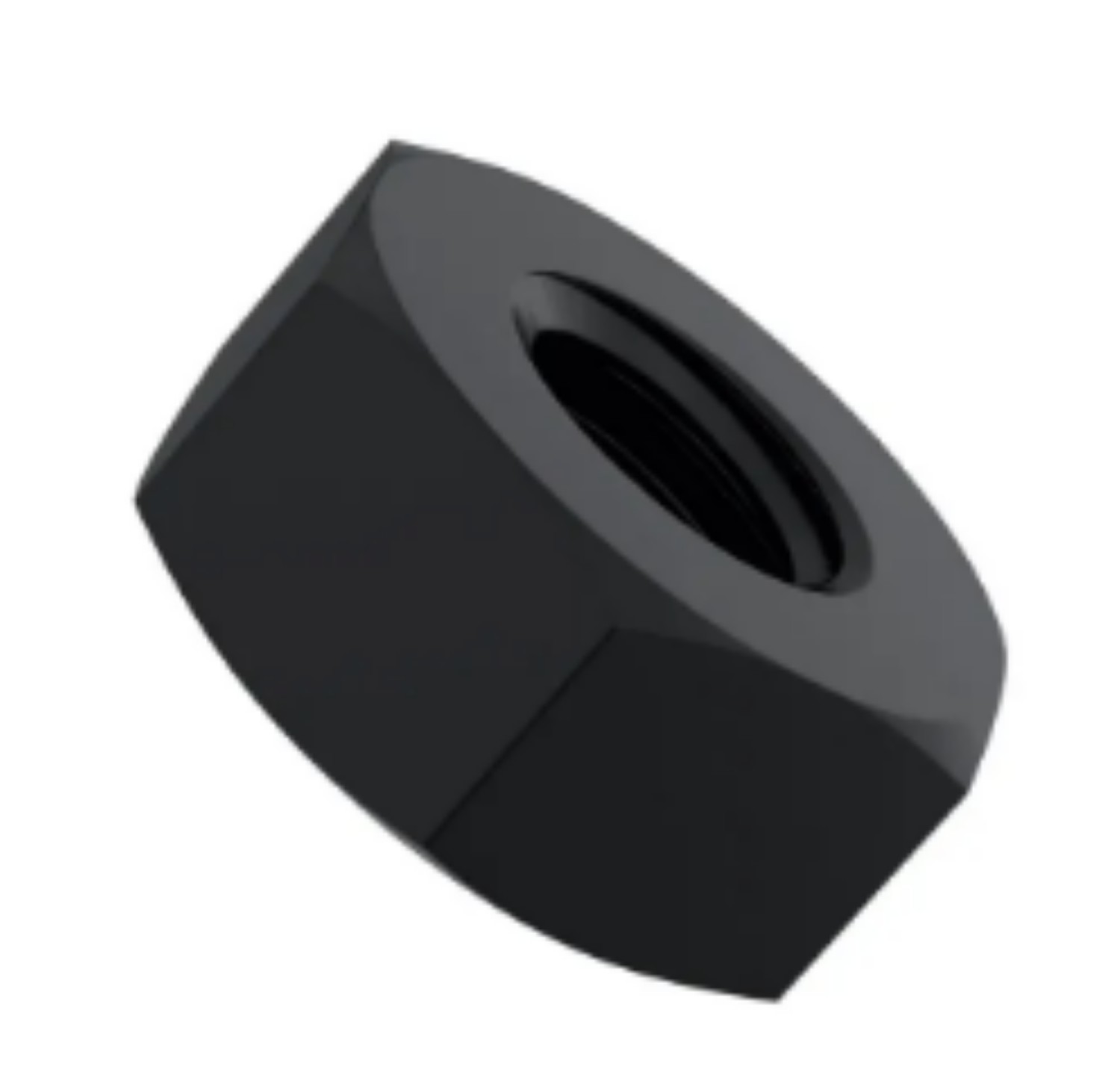 TVS 24 mm Hexagon Head Nuts High Tensile Steel 10 Black Oxide ISO_2
