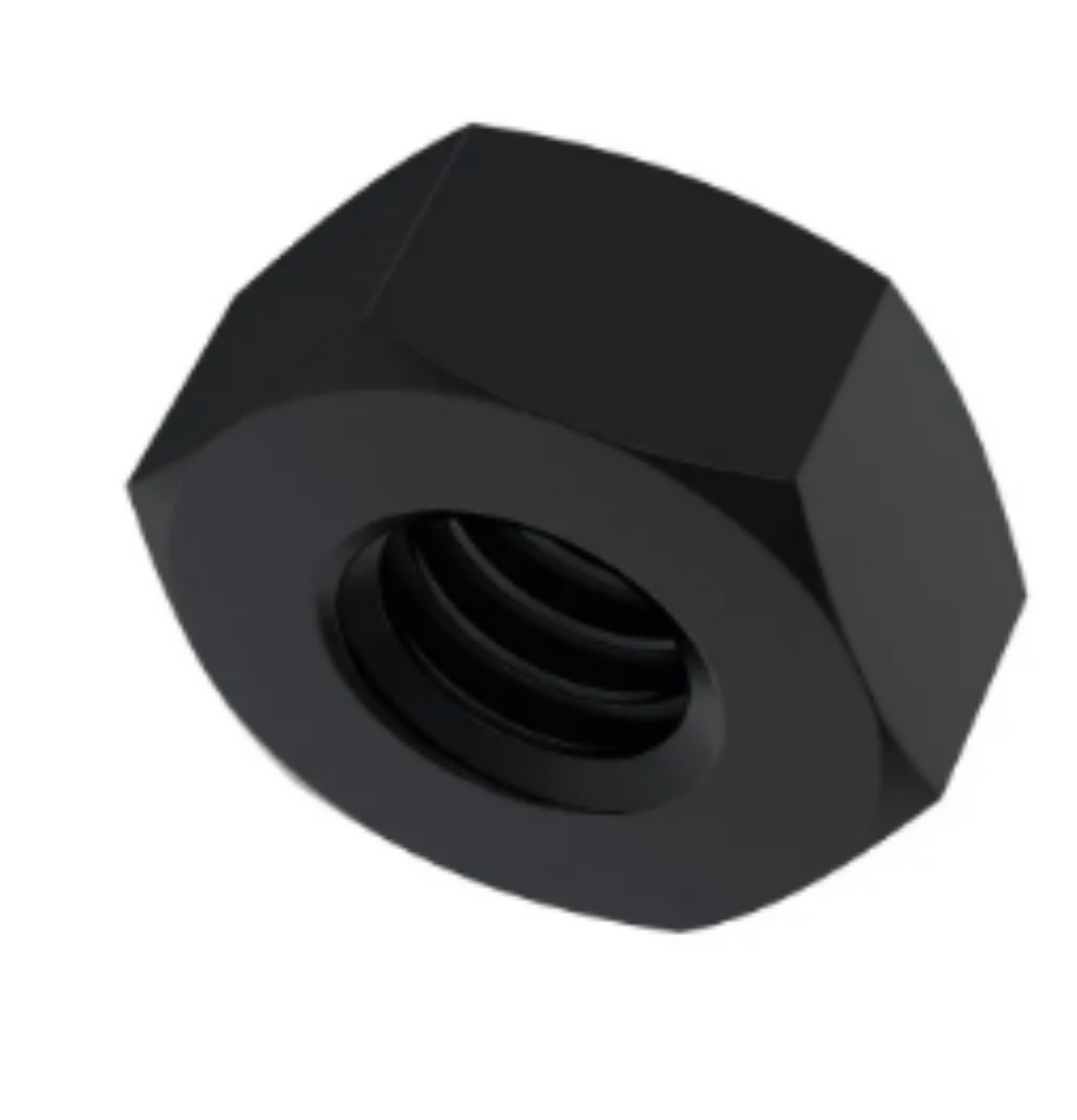 TVS 24 mm Hexagon Head Nuts High Tensile Steel 10 Black Oxide ISO_3