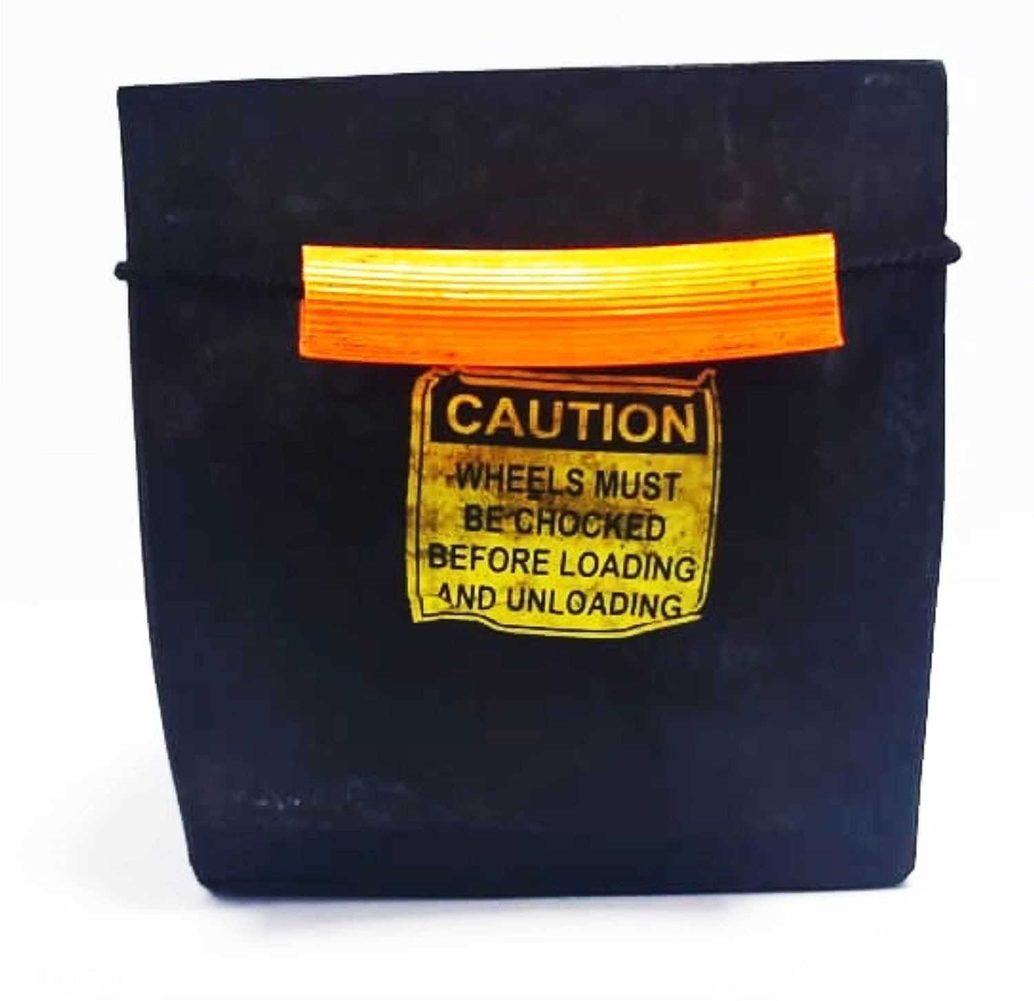 Being Safe 350 mm Rubber Wheel Chock A002 Black_2