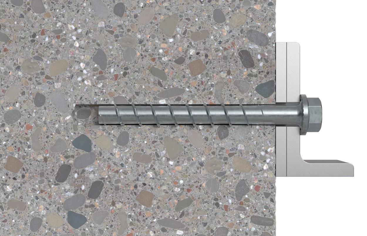 Fischer 12 mm Hexagonal Concrete Screw 110 mm Zinc Plated_2