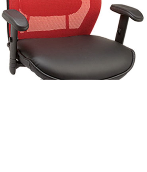Neeman Revolving Black and Red 985 x 635 x 605 mm Mesh Office Chairs_1