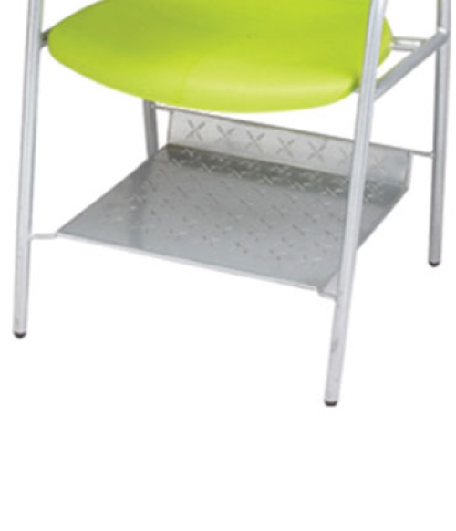 Neeman Polypropylene Green Student Flap Chair 580 x 480 x 420 mm_1