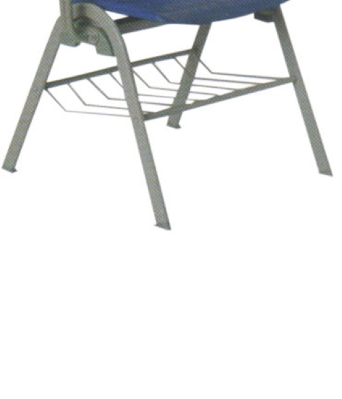 Neeman Polypropylene Blue Student Flap Chair 580 x 480 x 420 mm_1