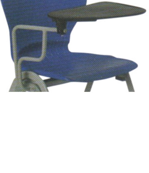 Neeman Polypropylene Blue Student Flap Chair 580 x 480 x 420 mm_2
