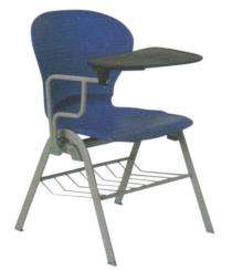 Neeman Polypropylene Blue Student Flap Chair 580 x 480 x 420 mm_0