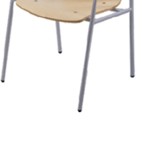 Neeman Wooden Natural Student Flap Chair 580 x 480 x 420 mm_1