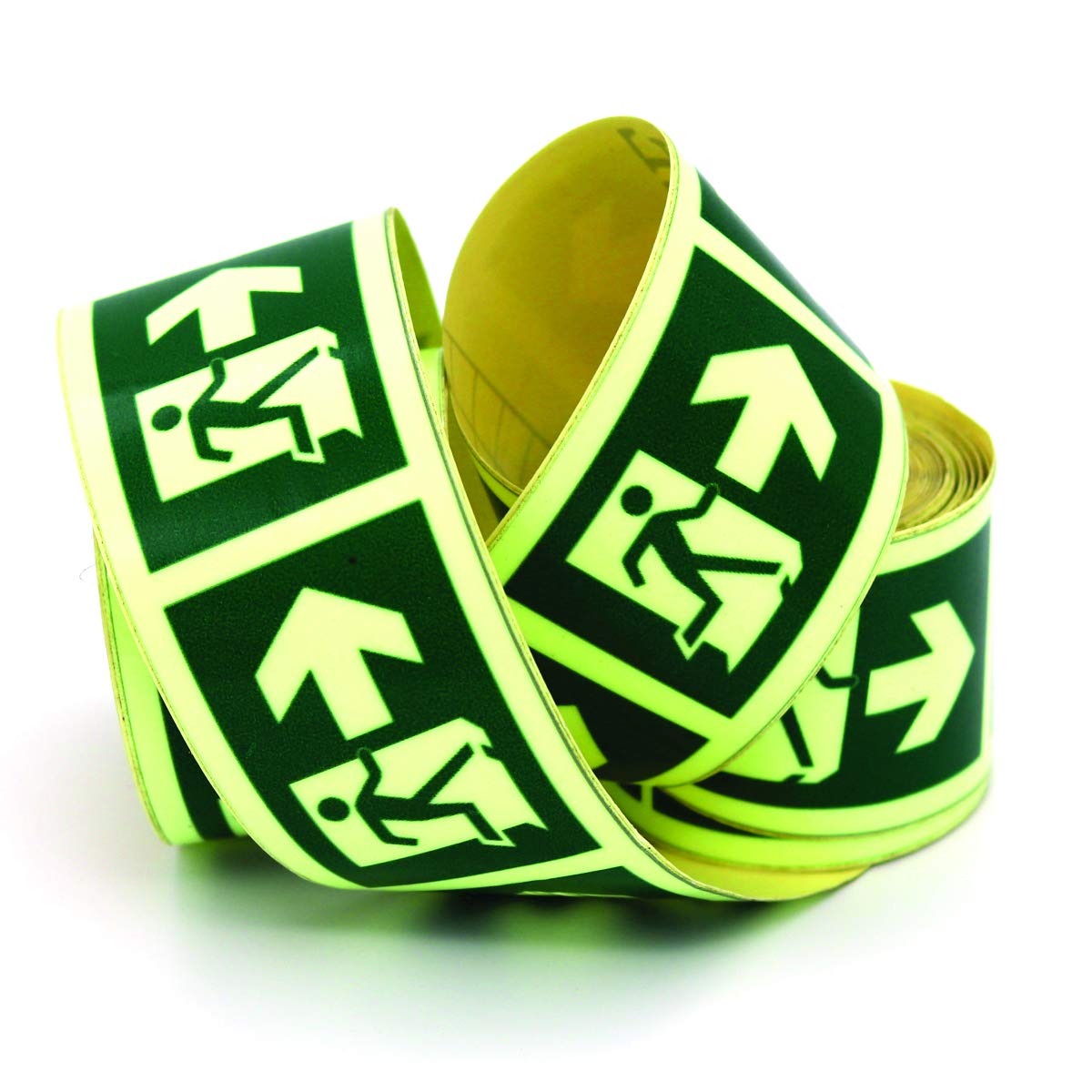 Being Safe Vinyl Fluorescent Reflective Sticker Small_1