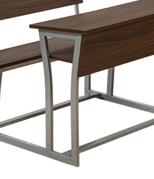 Neeman Pre Laminated Particle Board 3 Seater Student Bench Desk_2