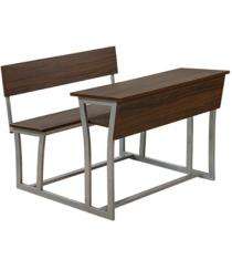 Neeman Pre Laminated Particle Board 3 Seater Student Bench Desk_0