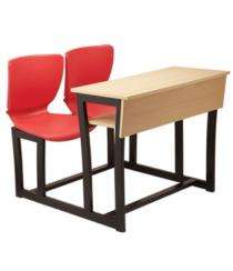 Neeman Pre Laminated Particle Board 2 Seater Student Bench Desk_0