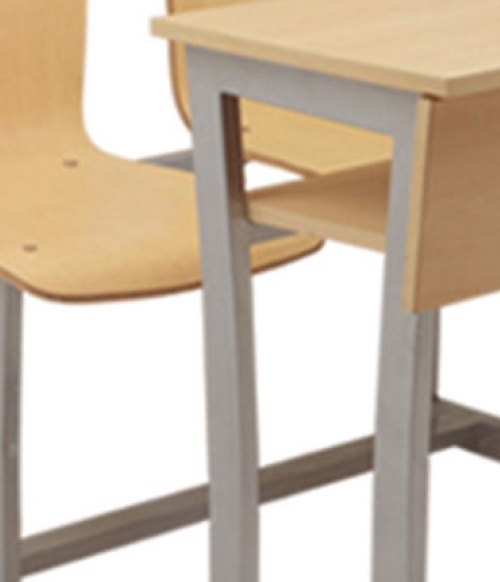 Neeman Wooden 2 Seater Student Bench Desk_2