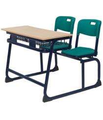 Neeman Pre Laminated Particle Board 2 Seater Student Bench Desk_0