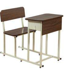 Neeman Pre Laminated Particle Board 1 Seater Student Bench Desk_0
