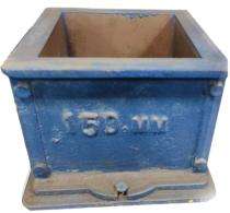 JBS 150 x 150 x 150 mm Cast Iron Cube Moulds 10 kg_0