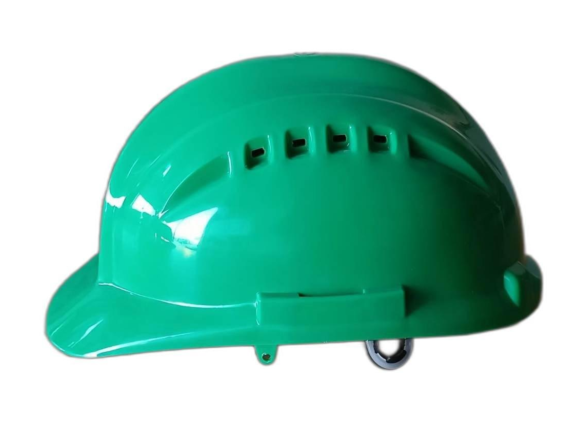 FYCCA HDPE Green Air Ventilated Safety Helmets_0