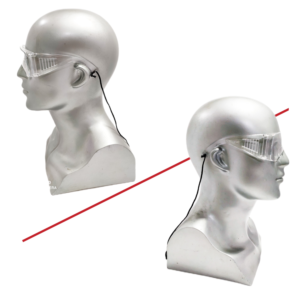 Being Safe Polycarbonate Safety Goggles Chemical Splash Clear_2