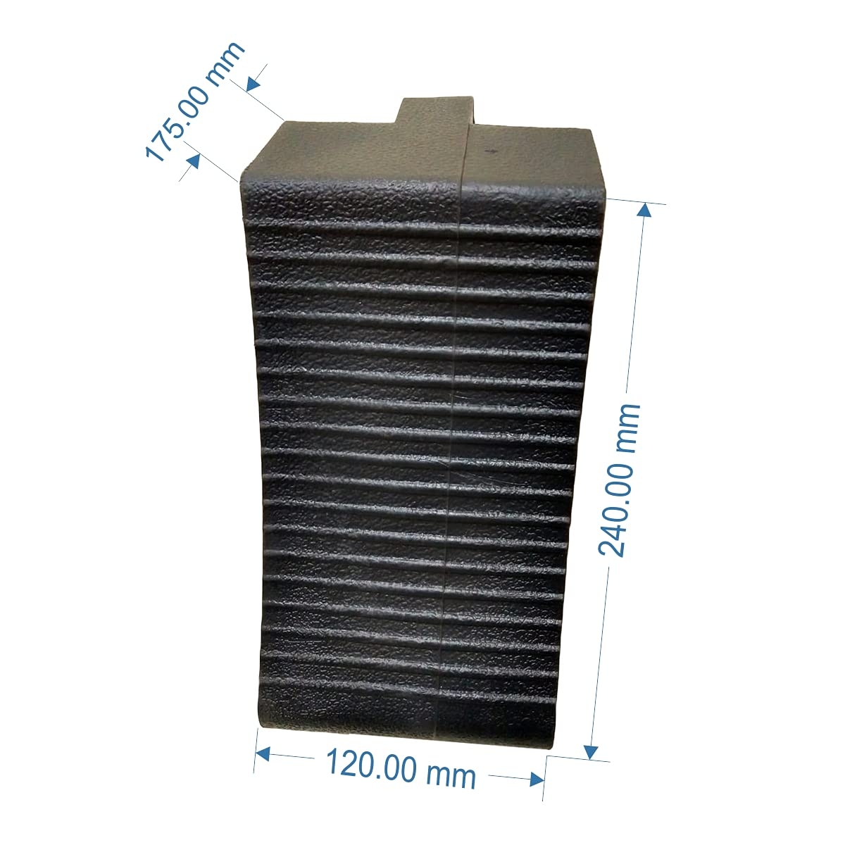 Being Safe 460 mm Plastic Wheel Chock A002 Black_1