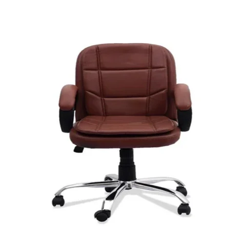 Hariom Revolving Brown 1080 x 630 x 550 mm Mesh Office Chairs_0