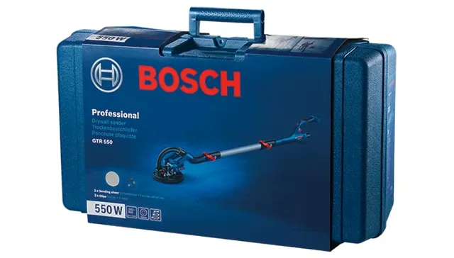 BOSCH 255 mm Orbital Sander GTR 550 550 W 9000 - 24000 opm_2