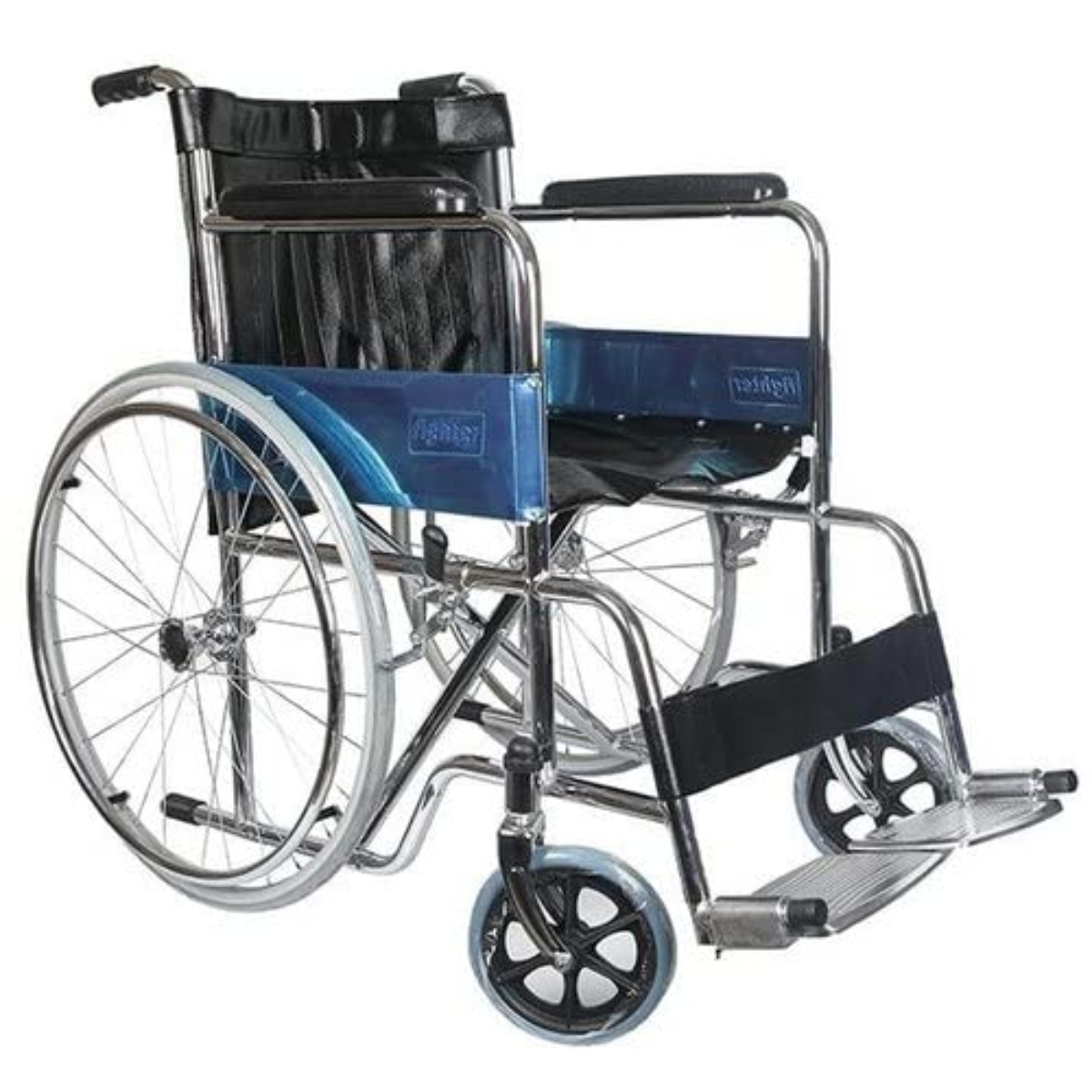 Karma Fighter C Foldable MS Chrome Plated Wheel Chair 100 kg_1