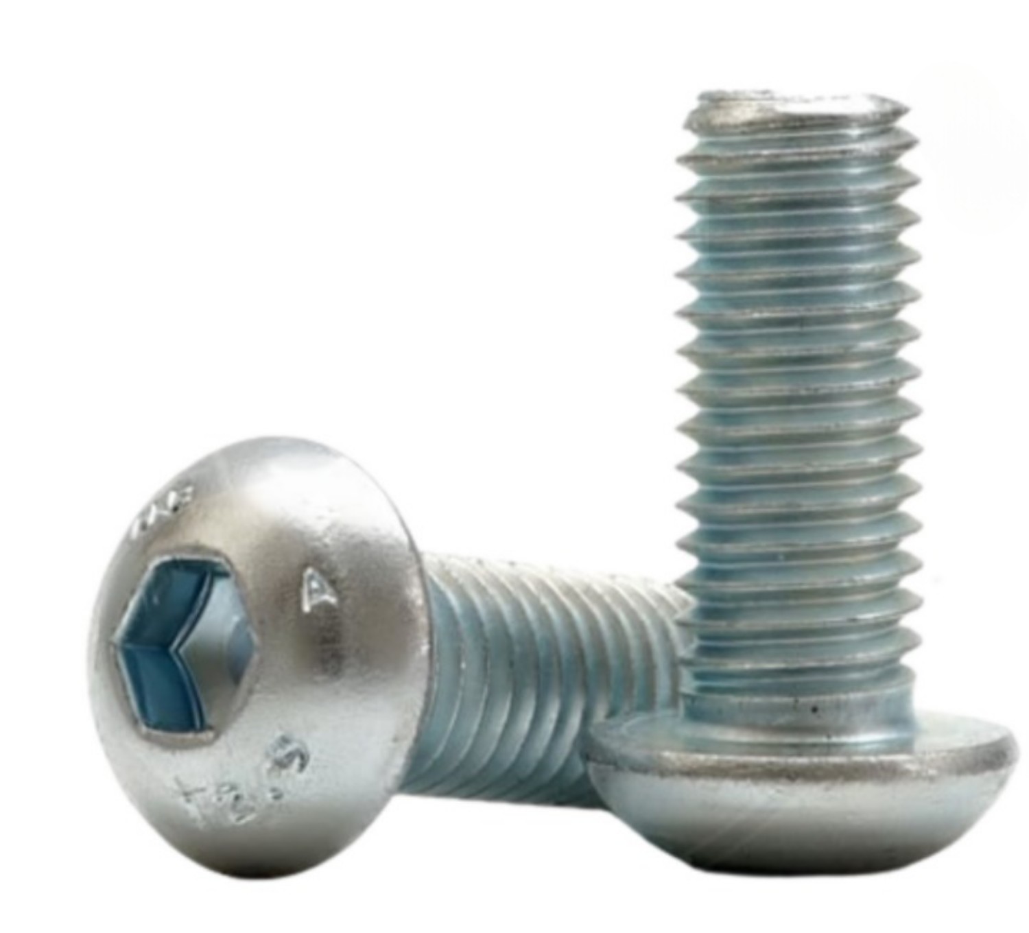 Unbrako M4 Button Hex Socket Head Screw 12.9 ISO 7380 Galvanized_0