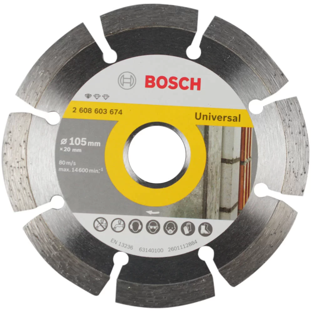 BOSCH 105 mm Cutting Wheels 2608603674 20 mm 14600 rpm_0