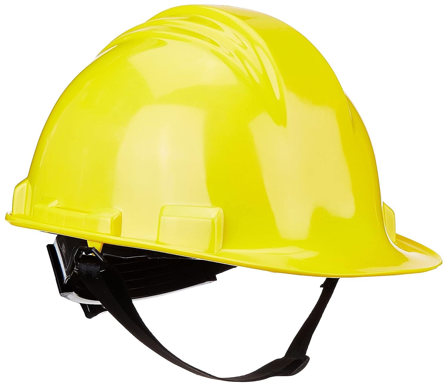 Honeywell HDPE Yellow Air Ventilated Safety Helmets A59IR020000_0