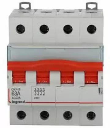 Legrand 406519 Four Pole 63 A C Curve MCB_0