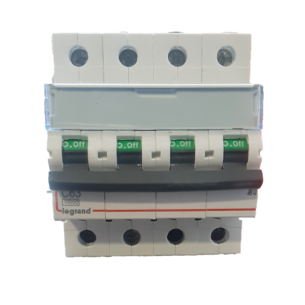 Legrand DX3 408702 Four Pole 63 A C Curve MCB_0