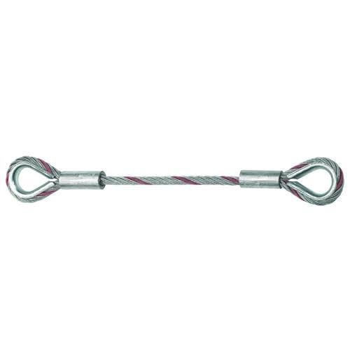 USHA MARTIN 3 m Thimble and Thimble Wire Rope Sling 0.5 ton_1