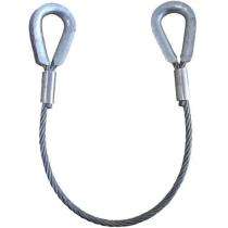 USHA MARTIN 3 m Thimble and Thimble Wire Rope Sling 1.2 ton_0